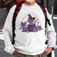 Cute Black Cats Moon Halloween Cat Halloween Cat Sweatshirt Gifts for Old Men