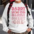 Daddy Of The Berry Sweet Birthday Gifts Sweet Strawberry Sweatshirt Gifts for Old Men