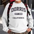 Dorris California Ca Vintage State Athletic Style Sweatshirt Gifts for Old Men