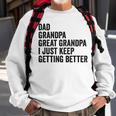 Fathers Day Grandpa From Grandkids Dad Great Grandfather Sweatshirt Gifts for Old Men
