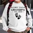 First Time Grandpa 2023 For Grandfather Funny Fathers Day Sweatshirt Gifts for Old Men