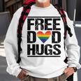Free Dad Hugs Lgbtq Pride Stepfather Daddy Papa Design Gift For Mens Sweatshirt Gifts for Old Men