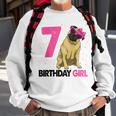 Funny 7Th Birthday Girl Pug Birthday Party Gift Gifts For Pug Lovers Funny Gifts Sweatshirt Gifts for Old Men