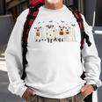 Cow Ghost Halloween Farmer Trick Or Treat Cow Lover Sweatshirt Gifts for Old Men