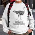 Funny Ostrich Pantless Thundergoose Animal Name Stupid Joke Sweatshirt Gifts for Old Men