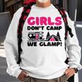 Girls Dont Camp We Glamp Camper Girl Glamper Camping Sweatshirt Gifts for Old Men