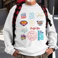 Happy Fathers Day Super Dad Cute Husband Or Daddy Gift Funny Gifts For Dad Sweatshirt Gifts for Old Men