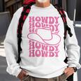 Howdy Western Rodeo Country Southern Cowgirl Vintage Groovy Sweatshirt Gifts for Old Men