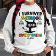 I Survived School Its Fine Im Fine Everything Is Fine Sweatshirt Gifts for Old Men