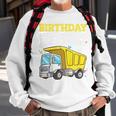 Kids Birthday Boy 5 Five Construction Truck Party 5Th Birthday Sweatshirt Gifts for Old Men