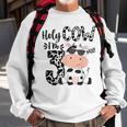 Kids Holy Cow Im 3 Birthday Boy 3Rd Cow Farm Animals Bday Sweatshirt Gifts for Old Men