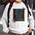 My Last First Day 2024 High School Senior Back To School Sweatshirt Gifts for Old Men