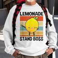 Lemonade Squad For Stand Boss Lemon Juice Summer Sweatshirt Gifts for Old Men