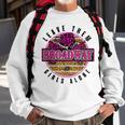 Leopard Cowgirl Hat Leave Them Broadway Girls Alone Western Sweatshirt Gifts for Old Men