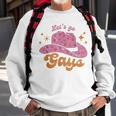 Lets Go Gays Lgbt Pride Cowboy Hat Retro Gay Rights Ally Sweatshirt Gifts for Old Men