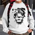 Lion FaceCool Zoo Animals Zoo Keeper Sweatshirt Gifts for Old Men
