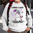 Lunch Lady Squad Dabbing Unicorn Lunch Lady Sweatshirt Gifts for Old Men