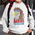 Meri-Caaaaaw - Eagle Mullet 4Th Of July Usa American Flag Mullet Funny Gifts Sweatshirt Gifts for Old Men