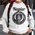 Napier Clan Scottish Name Coat Of Arms Tartan Sweatshirt Gifts for Old Men