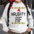 Naughty Af Ugly Christmas SweaterSweatshirt Gifts for Old Men