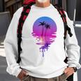Palm Trees Beach Sunset Beach Lovers Summer Vacation Sweatshirt Gifts for Old Men