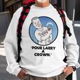 Pour Larry A Crown Home Run Baseball Fan Sports Lover Sweatshirt Gifts for Old Men