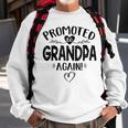Promoted To Grandpa Again Baby Announcement Gift Gift For Mens Sweatshirt Gifts for Old Men