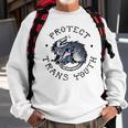 Protect Trans Youth Possum Support Trangender Lgbt Pride Sweatshirt Gifts for Old Men