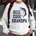 Reel Cool Grandpa Fathers Day For Fisherman Sweatshirt Gifts for Old Men
