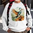 Retro Style Archaeopteryx Sweatshirt Gifts for Old Men