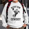 Rideem Cowboy Vintage Cowgirl Womans Country Horse Riding Sweatshirt Gifts for Old Men
