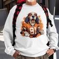 Smokey Coonhound Dog Tennessee Orange Sweatshirt Gifts for Old Men