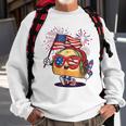 Taco Sunglasses American Flag Usa Funny 4Th Of July Gifts Usa Funny Gifts Sweatshirt Gifts for Old Men