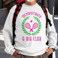 Tennis Match Club Little G Big Sorority Reveal Sweatshirt Gifts for Old Men