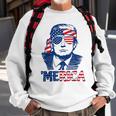 Trump 'Merica Trump 4Th Of July Sweatshirt Gifts for Old Men