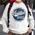 Vintage 2002 Limited Edition 21 Year Old Gifts 21St Birthday Sweatshirt Gifts for Old Men