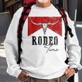 Vintage Bull Skull Western Life Country Rodeo Time Sweatshirt Gifts for Old Men