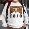 Vintage Cojo Bull Skull Country Music Sweatshirt Gifts for Old Men