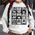 Vintage Scary Horror Movie Halloween Character Autumn Sweatshirt Gifts for Old Men