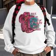 Walk By Faith Not By Sight Cowgirl Boots With Hat Pink Faith Funny Gifts Sweatshirt Gifts for Old Men