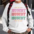 Western Howdy Yeehaw Rodeo Space Cowgirl Horselover Vintage Sweatshirt Gifts for Old Men