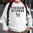 Wild West Western Wear Rodeo Yeehaw Cowgirl Country Music Sweatshirt Gifts for Old Men