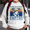 Worlds Best Farter I Mean Father Best Dad Ever Cool Dog Mens Funny Gifts For Dad Sweatshirt Gifts for Old Men