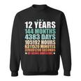 12 Years 144 Months Of Being Awesome Funny Twelve Years Old Sweatshirt