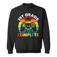 1St Grade Level Complete Gamer Last Day School Boy Vintage Sweatshirt