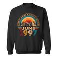 26 Year Old Decoration Awesome Since June 1997 26Th Birthday Sweatshirt
