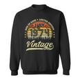 47Th Birthday Gifts 47 Years Old Retro Born In July 1974 Sweatshirt