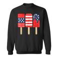 4Th Of July Popsicle Red White Blue American Flag Patriotic Sweatshirt