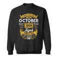 55 Years Old Legends Born In October 1968 55Th Birthday Sweatshirt