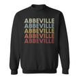 Abbeville Alabama Abbeville Al Retro Vintage Text Sweatshirt